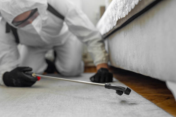 Professional Mosquito Control technician working in Lyons, NJ
